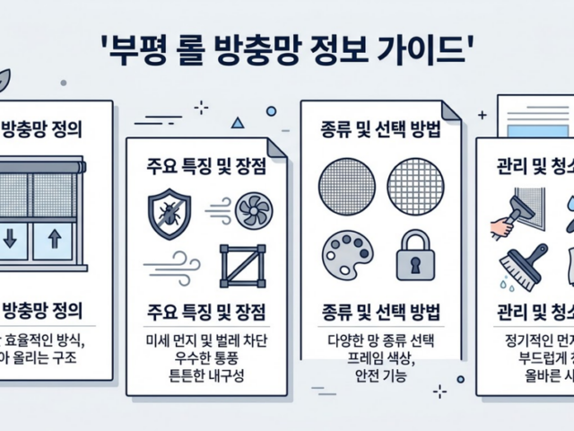 부평 롤방충망 설치 전 확인해야 할 점과 점검 기준
