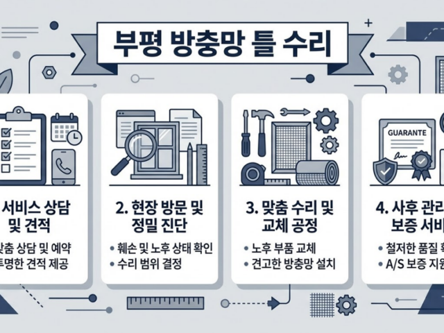부평 방충망 틀 수리, 교체 전 확인해야 할 기준