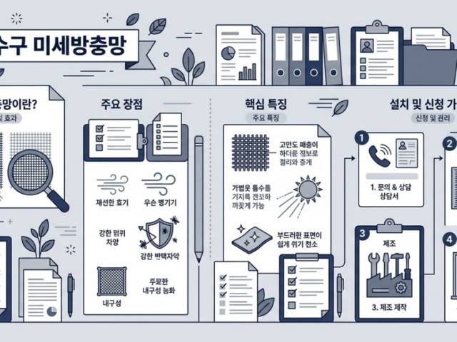 연수구 미세방충망 선택 전 확인해야 할 교체 기준