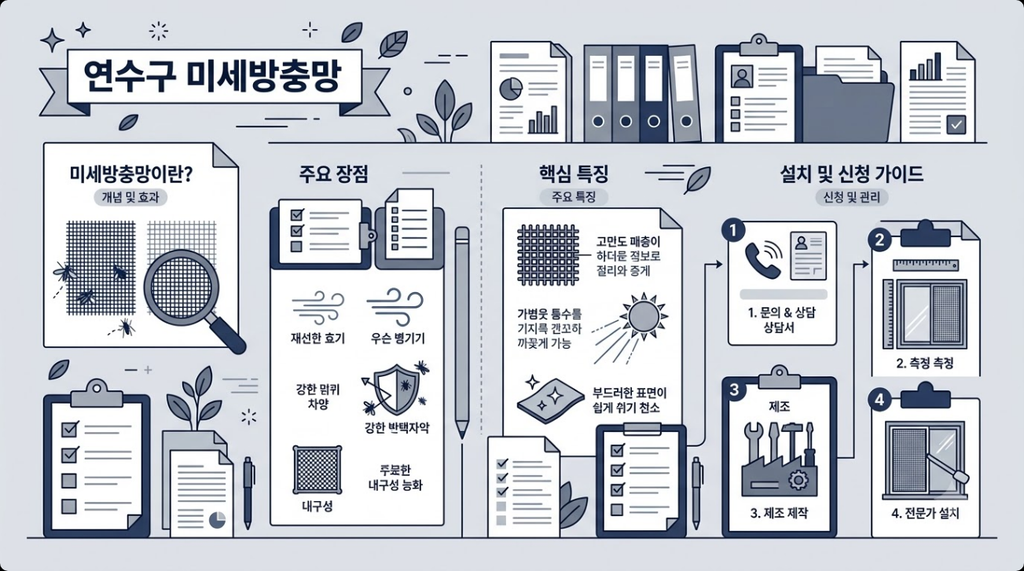 연수구 미세방충망