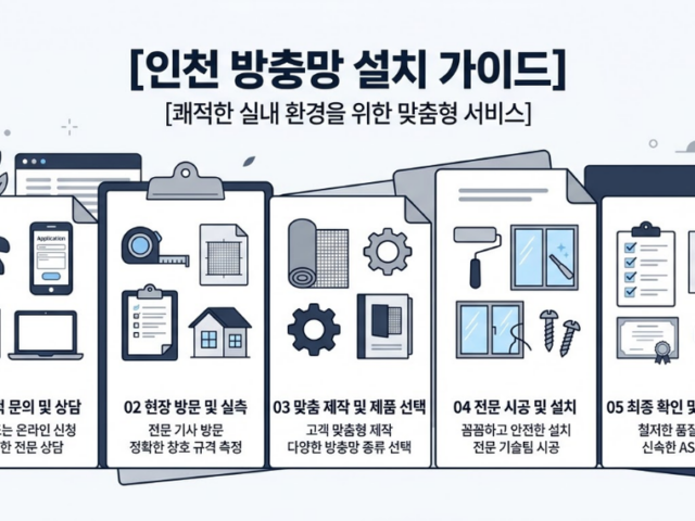 인천 방충망 시공 전 꼭 확인할 5가지 기준