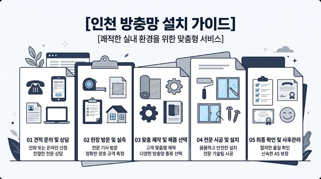 인천 방충망 시공