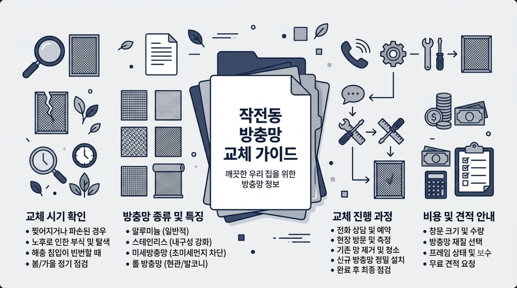 작전동 방충망 교체