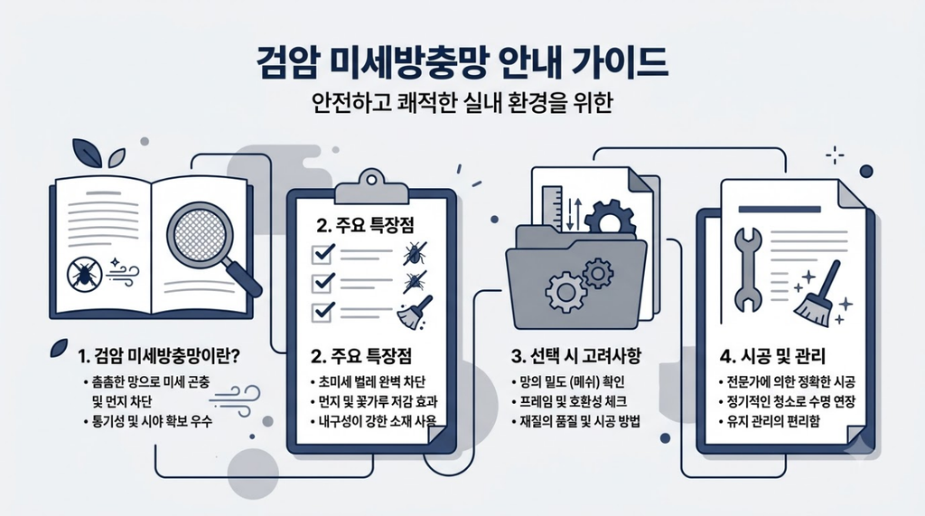 검암 미세방충망