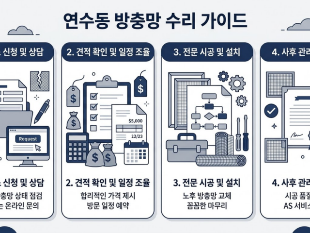 연수동 방충망 수리, 교체 전 확인해야 할 기준